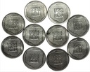 LOT 10 x 200 zł 1974 XXX lat PRL INWESTYCJA SREBRO