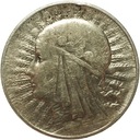 5 zł złotych 1933 Głowa kobiety Polonia SREBRO