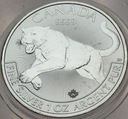 Kanada 5 Dolarów 2016 SREBRO UNCJA