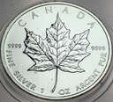 Kanada 2011 1 UNCJA SREBRO Liść Klonowy Klonu