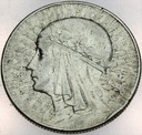 5 zł złotych 1933 Głowa kobiety Polonia SREBRO