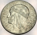 10 zł złotych 1932 Głowa kobiety Polonia SREBRO