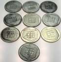 LOT 10 x 200 zł 1974 XXX lat PRL INWESTYCJA SREBRO