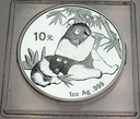 Fabulous 2007, 1 oz uncja srebra 10 juanów Panda