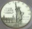 USA 1 Dolar 1986 Statua Wolności SREBRO