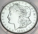 USA 1 dolar Morgan Dollar 1921 SREBRO
