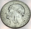 10 zł złotych 1932 Głowa kobiety Polonia SREBRO
