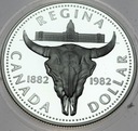 Kanada 1 Dolar 1982 Regina Bizon, SREBRO