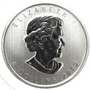 5 Dolarów five dollars 2012 SREBRO 1oz