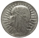 5 zł złotych 1933 Głowa kobiety Polonia SREBRO