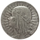 5 zł złotych 1934 Głowa kobiety Polonia SREBRO