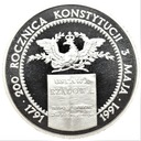 200000 zł złotych 1991 Konstytucja 3 Maja