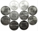 LOT 10 x 200 zł 1974 XXX lat PRL INWESTYCJA SREBRO