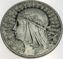 10 zł złotych 1932 Głowa kobiety Polonia SREBRO