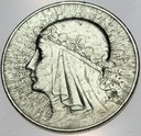 10 zł złotych 1932 Głowa kobiety Polonia SREBRO