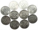LOT 10 x 200 zł 1976 Olimpiada INWESTYCJA SREBRO