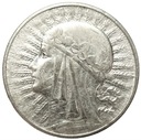 10 zł złotych 1932 Głowa kobiety Polonia SREBRO