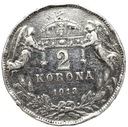 Austro-Węgry 2 korony 1913 Franciszek Józef SREBRO