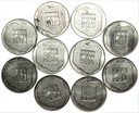 LOT 10 x 200 zł 1974 XXX lat PRL INWESTYCJA SREBRO