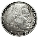 Niemcy 5 Marek 1936 Hindenburg SREBRO