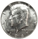 USA 12 Dolara Half Dollar 1967 Kennedy SREBRO