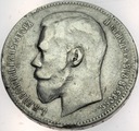 Rosja 1 rubel 1898 SREBRO