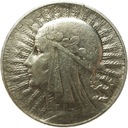 5 zł złotych 1933 Głowa kobiety Polonia SREBRO