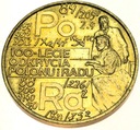 2 zł złote 1998 Skłodowska Polon i rad