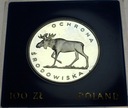 100 zł złotych 1978 Łoś Ochrona Środowiska
