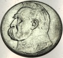 10 zł złotych 1937 Józef Piłsudski SREBRO