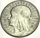 10 zł złotych 1932 Głowa kobiety Polonia SREBRO