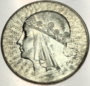 10 zł złotych 1933 Głowa kobiety Polonia SREBRO
