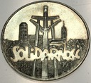 100000 zł złotych 1990 Solidarność TYP A SREBRO