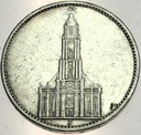 Niemcy 5 Marek Mark 1934 Wieża Kościół SREBRO