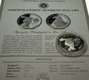 USA 1 Dolar 1983 Olimpiada Los Angeles SREBRO