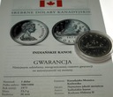 Kanada 1 dolar 1972 Kanoe kanu SREBRO