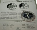 USA 1 Dolar 1989 Kongres SREBRO
