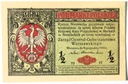 1917 1/2 marki polskiej seria B Generał