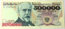 1993 500000 zł złotych Sienkiewicz seria Z