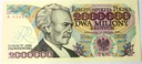 2000000 zł złotych Paderewski 1992, s A 0 z BŁĘDEM