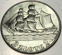 2 zł złote 1936 Żaglowiec Żaglówka Statek SREBRO