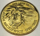 2 zł złote 1998 Adam Mickiewicz