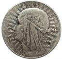 5 zł złotych 1933 Głowa kobiety Polonia SREBRO