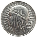5 zł złotych 1934 Głowa kobiety Polonia SREBRO
