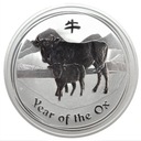 Australia 1 Dolar 2009 Rok Byka SREBRO UNCJA