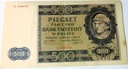 1940 500 zł Pięćset Złotych seria A Góral