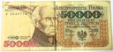 1993 50000 zł złotych Staszic seria R