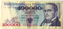 1993 100000 zł złotych Moniuszko seria AD