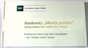 Album Banknoty Miasta polskie bez nap. nieobiegowe