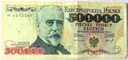 1993 500000 zł złotych Sienkiewicz seria M